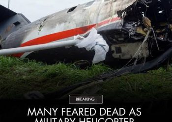 BREAKING: 32 on board as military aircraft crashes in Ondo