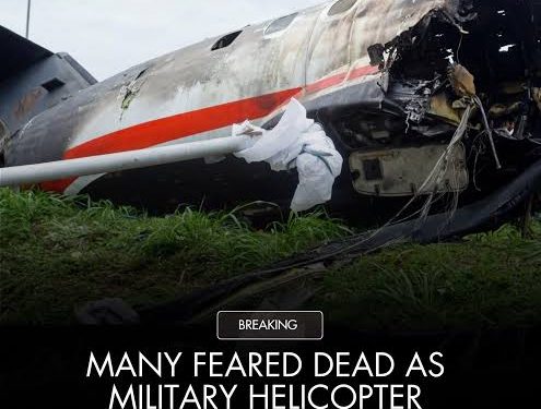 BREAKING: 32 on board as military aircraft crashes in Ondo